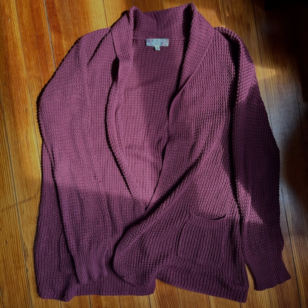 Pink Rose Cardigan